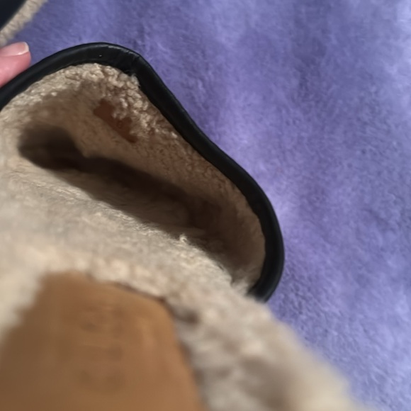 Gucci Black Leather Shearling Horsebit Fria Loafers Size 38 - Picture 6 of 7